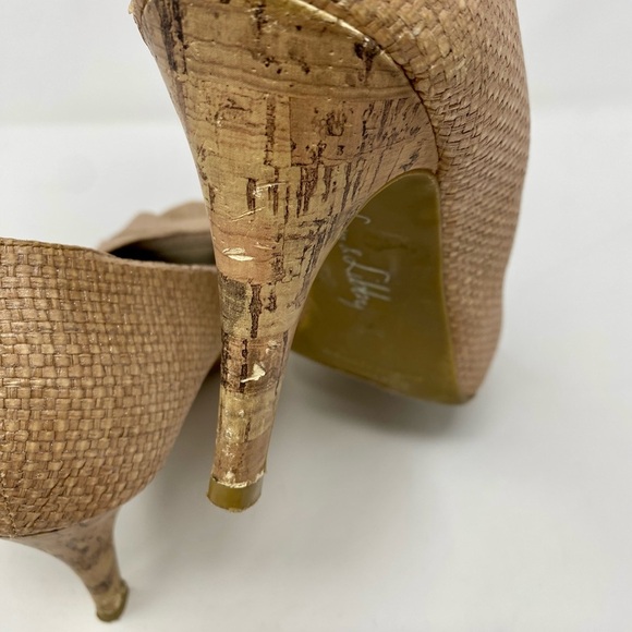 Women’s Elegant Peep-Toe Heels Size 10 - Picture 5 of 11